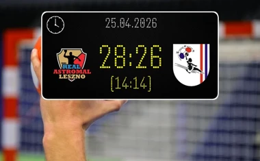 [PIŁKA RĘCZNA] MKS Real-Astromal Leszno – MKS Tęcza Folplast Kościan 28:26 w I Lidze Mężczyzn (Grupa B) – ważne punkty zostają w Lesznie