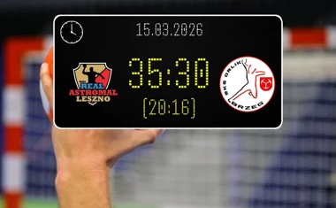 [PIŁKA RĘCZNA] MKS Real-Astromal Leszno – SKS ORLIK Brzeg 35:30 – I Liga Mężczyzn (Grupa B), kolejka 20