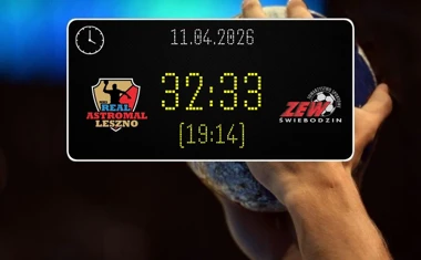 [PIŁKA RĘCZNA] I Liga Mężczyzn (Grupa B) – MKS Real-Astromal Leszno – TS Zew Świebodzin 32:33 po dogrywce i karnych