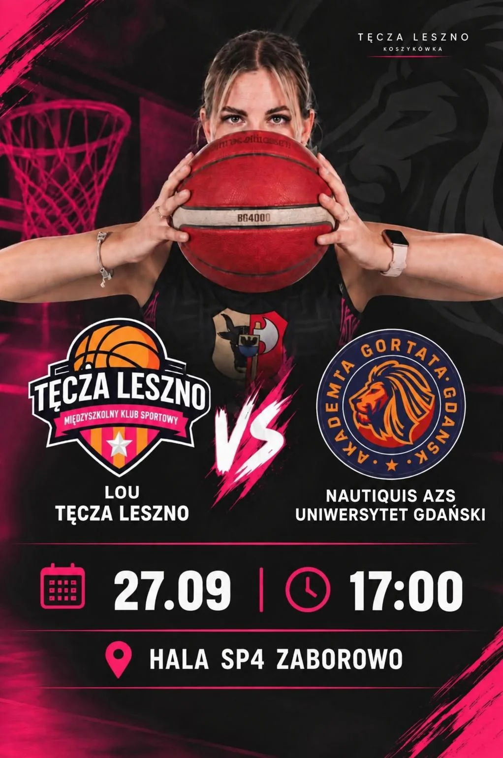 Grafika promocyjna wydarzenia Lou Tęcza Leszno – mecz inauguracji sezonu