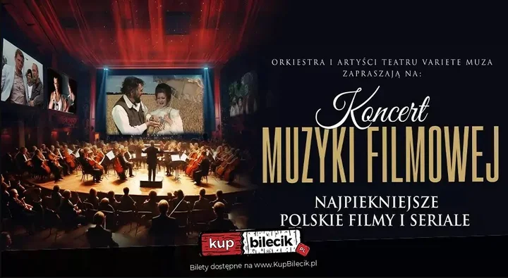 Grafika promocyjna wydarzenia Koncert „Muzyka filmowa symfonicznie” w Lesznie
