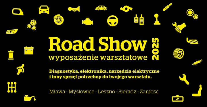 Obrazek przedstawia grafikę promocyjną wydarzenia Prezentacje narzędzi i technologii warsztatowych w Lesznie