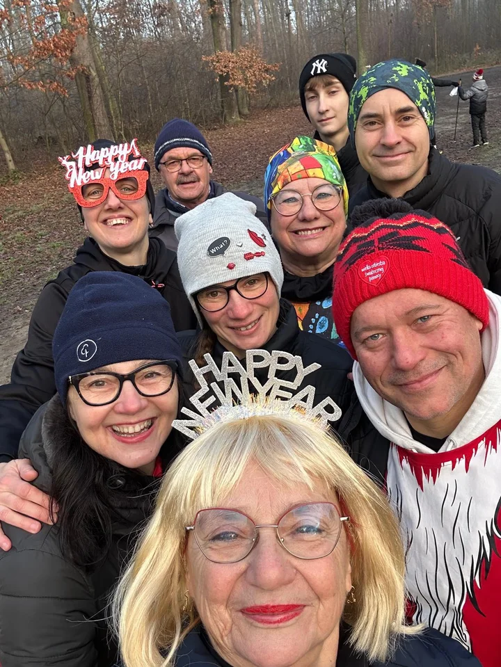 Grafika promocyjna wydarzenia Noworoczna #574 edycja parkrun Leszno — 3 stycznia 2026