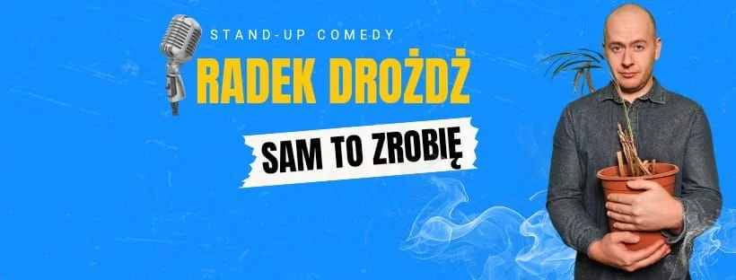Grafika promocyjna wydarzenia Radek Drożdż rozpoczyna solową trasę w Lesznie