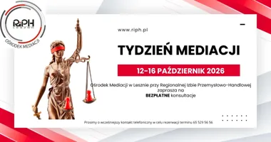 Bezpłatne konsultacje w Tygodniu Mediacji