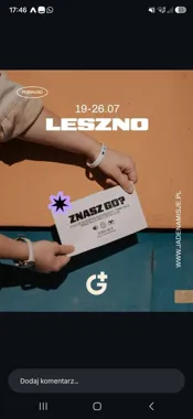Grafika promocyjna wydarzenia Horyzonty Leszno G+ w Parku im. Jana Jonstona – relacje i gry pod chmurką