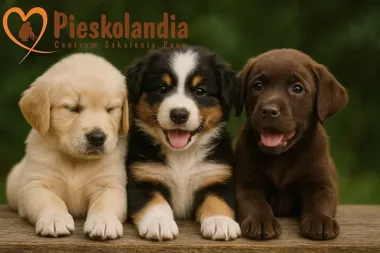 Grafika promocyjna wydarzenia Psie przedszkole Leszno – kurs wychowania