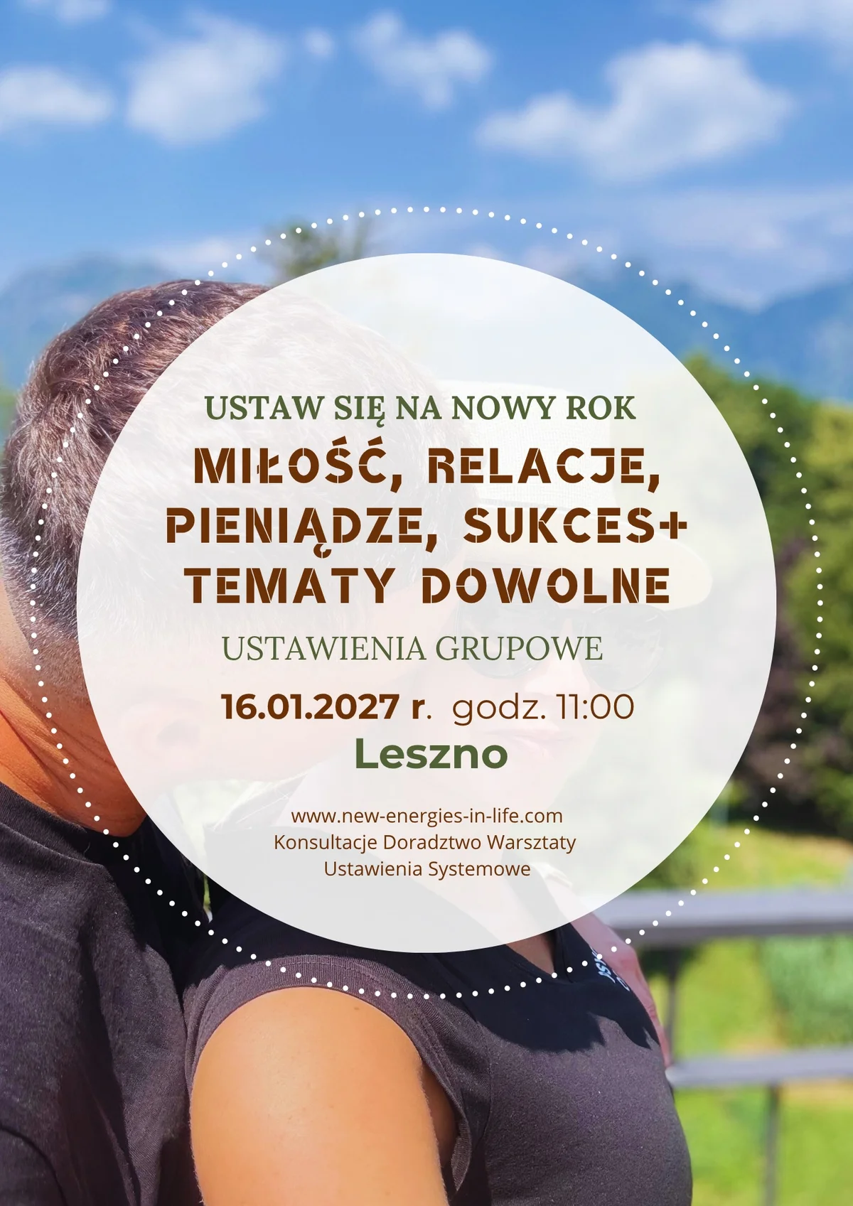 Grafika promocyjna wydarzenia Ustaw się na nowy rok: relacje i finanse