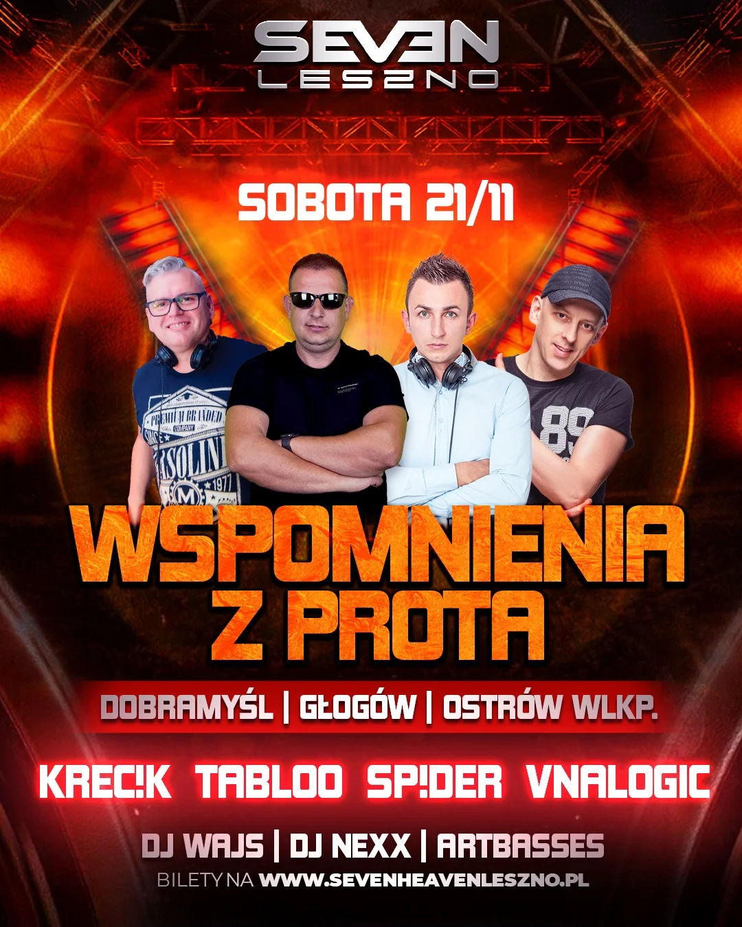 Grafika promocyjna wydarzenia Wspomnienia z Prota: muzyczny powrót
