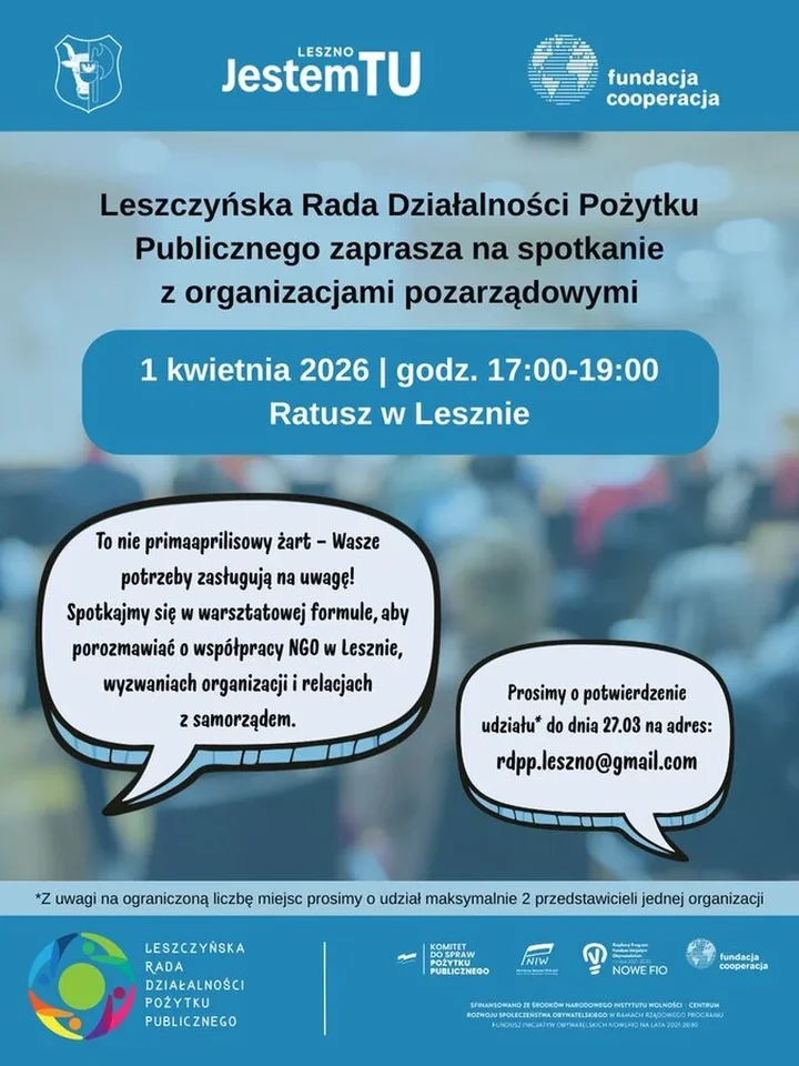 W ratuszu społecznicy usiądą do rozmowy o współpracy z samorządem